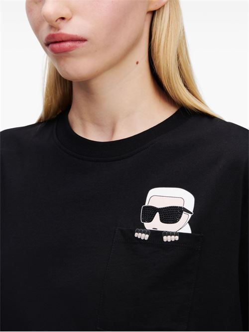 T-shirt donna maniche corte Karl Lagerfeld | A1W17100999